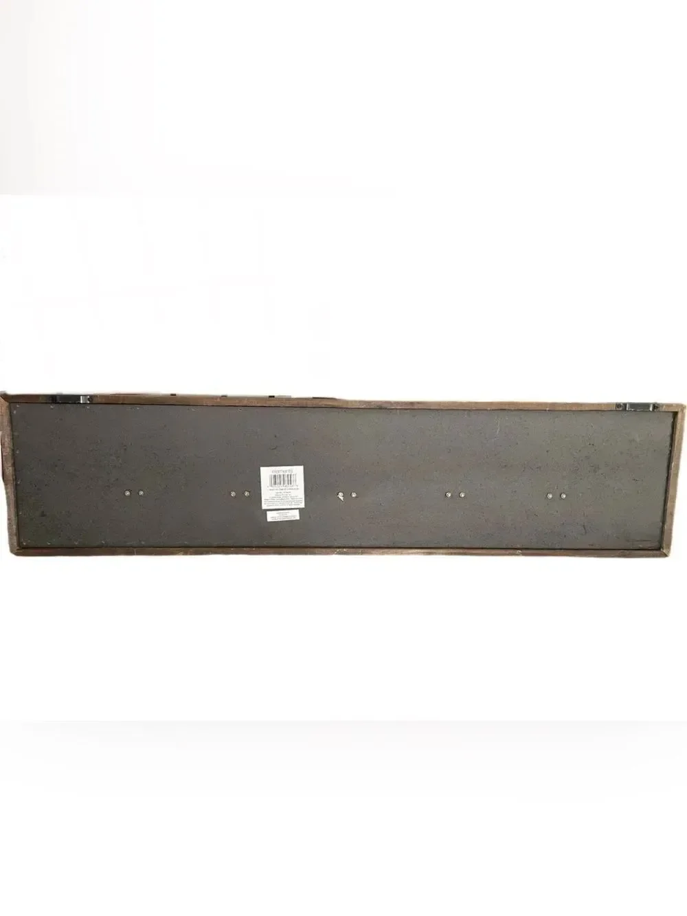 Element 'Home Is Where The Heart Is' Metal and Wood Hook Rack - Brown & Silver